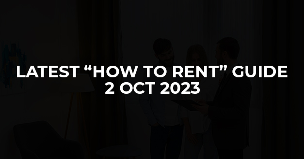LATEST ‘HOW TO RENT GUIDe