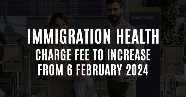 IMMIGRATION HEALTH CHARGE FEE